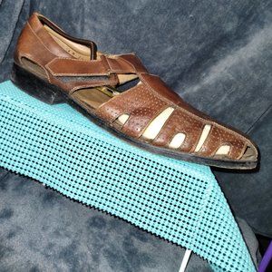STACY ADAMS Men's SHOES Leather Fisherman  Sandals